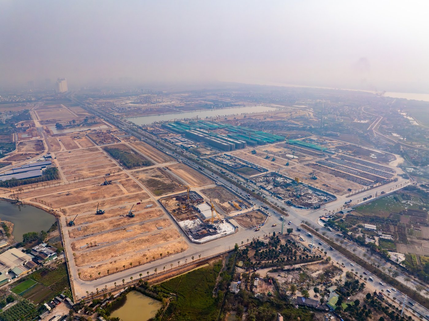 tiến độ vin cổ loa bàn giao